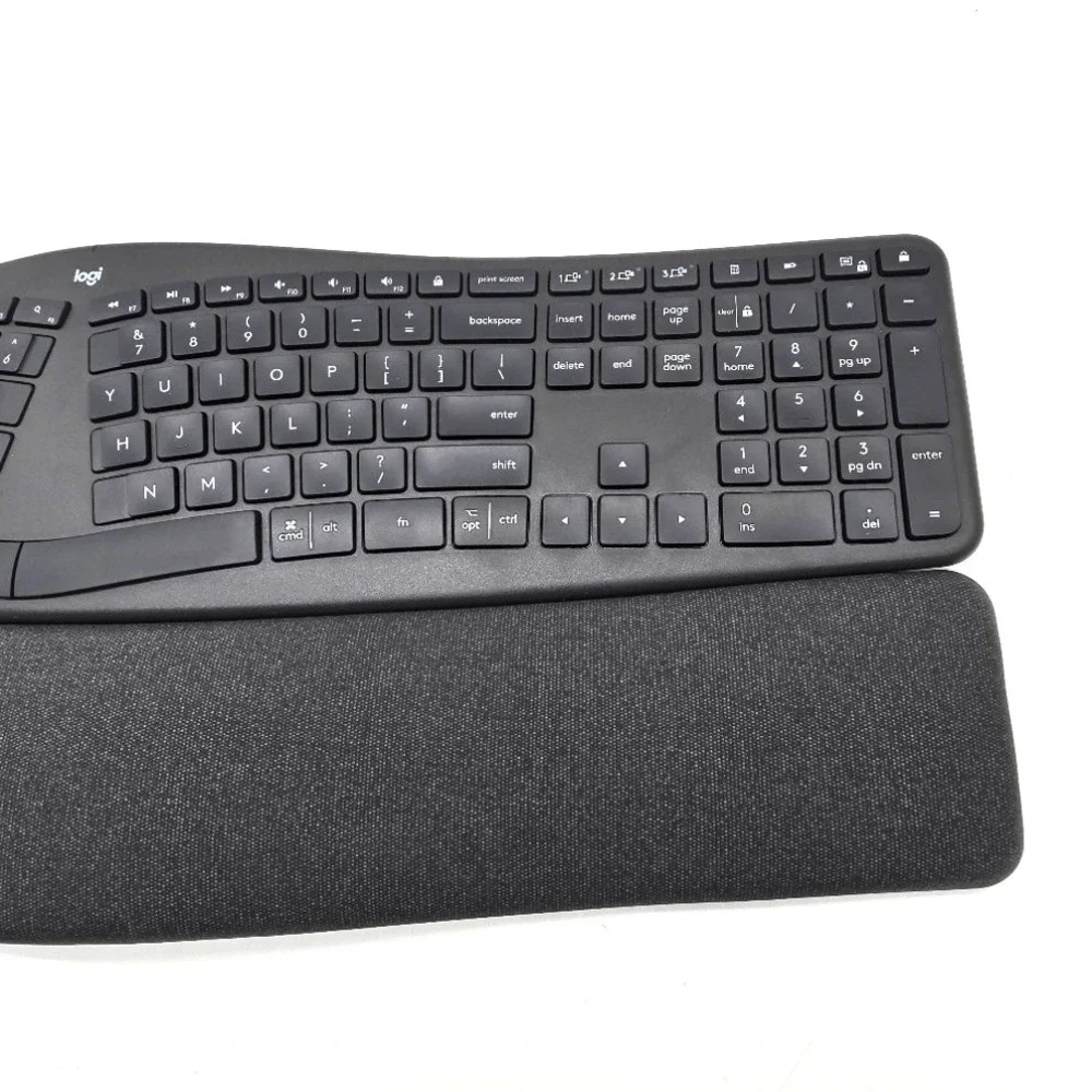 Logitech K860 Wireless Bluetooth Ergonomic Keyboard Split Design PC Mac‎ Black